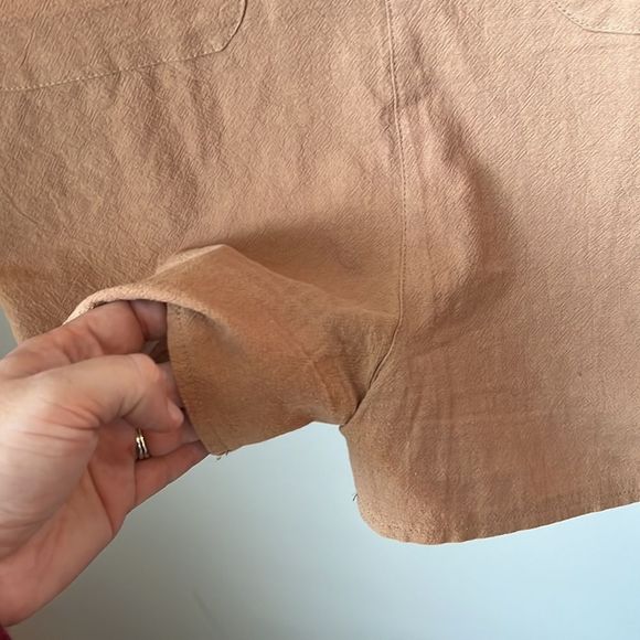 Brown, Dark Khaki One Piece Romper - Picture 5 of 6